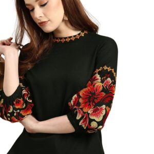 Women's Embroidered Regular Top